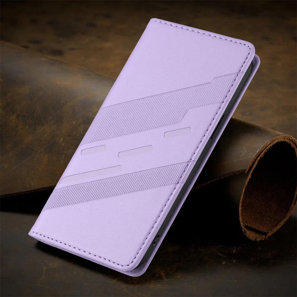 Xiaomi Redmi - Luxury Leather Look Flip Wallet Case