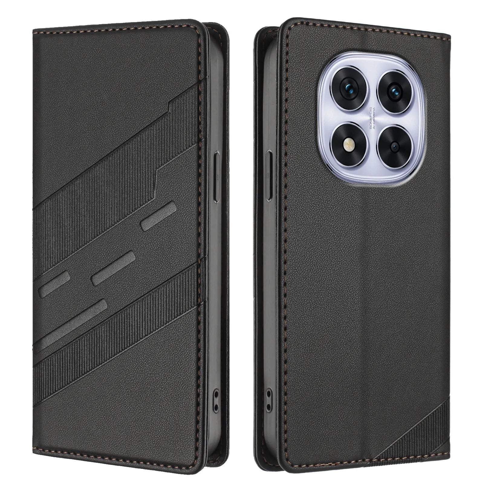 Xiaomi Redmi - Luxury Leather Look Flip Wallet Case