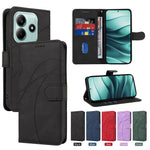 Xiaomi Redmi Note - Leather Look Flip Wallet Case