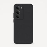 Xiaomi Redmi Shockproof case in matte black silicone with a smooth finish and raised triple-camera cutout