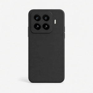 Xiaomi Soft Matte Anti Glare phone case in black with a smooth matte finish, slim bumper edges and raised camera surround