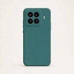 Dark green Xiaomi Soft Matte Anti Glare phone case with smooth matte finish, slim bumper edges and raised camera surround