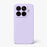 Phone case, Xiaomi Soft Matte Anti Glare in lavender with a smooth matte finish and raised four-lens camera surround