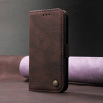 Xiaomi - Stylish Leather Look Flip Case