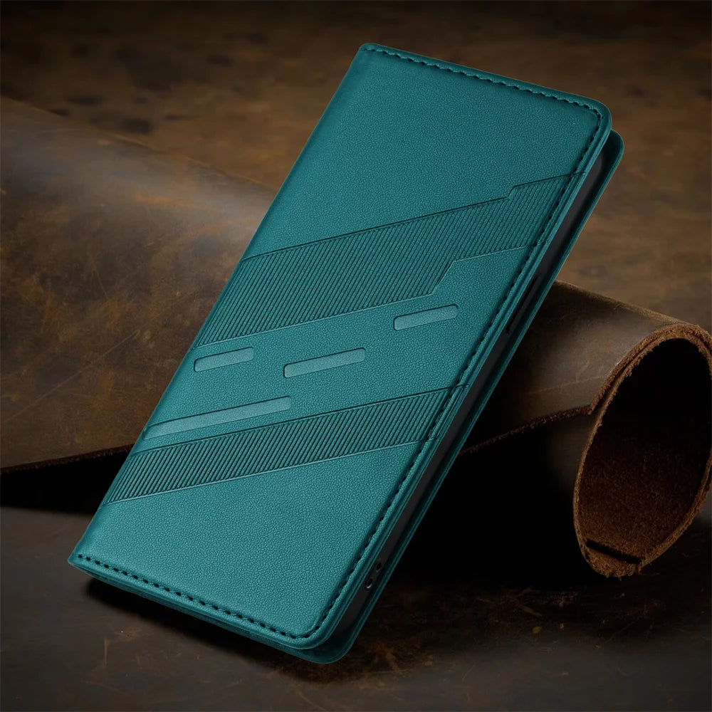 Xiaomi - Wallet Flip Luxury Leather Look Case